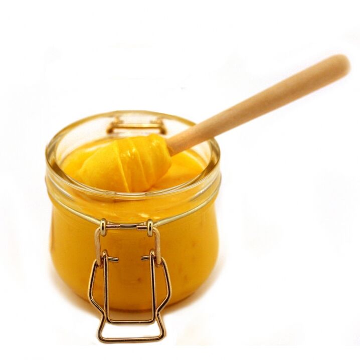 Bee honey for compresses against back pain in the lumbar region