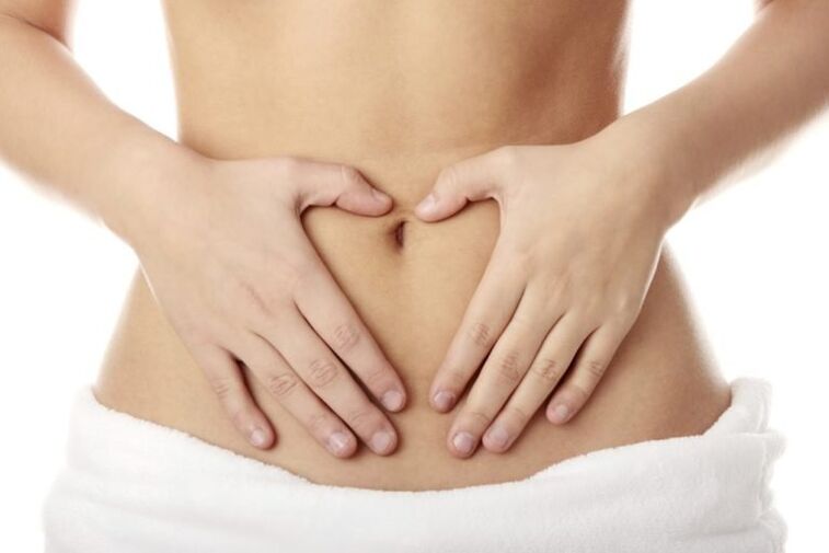 The cause of pain in the lower back in women can be ovarian inflammation